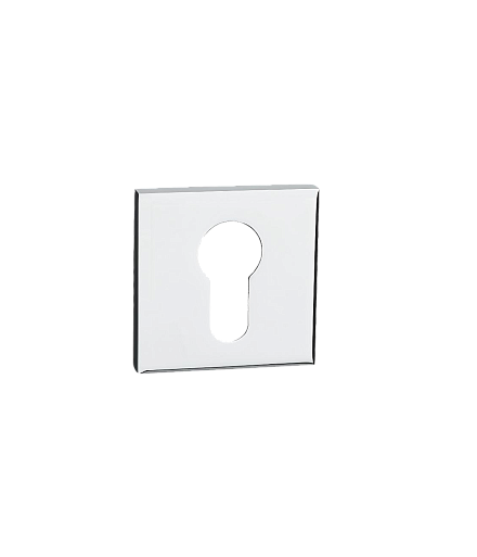 Накладки на ключевой цилиндр Накладка под цилиндр FANTOM на квадратном основании CYL-50 CP 